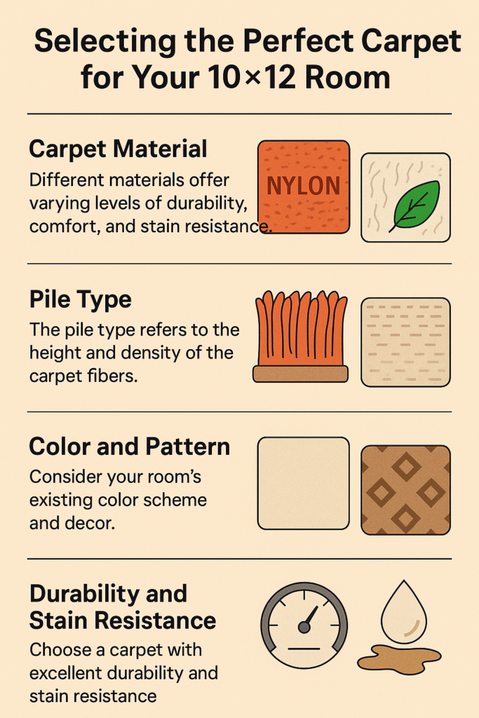 Selecting Perfect Carpet Infographic